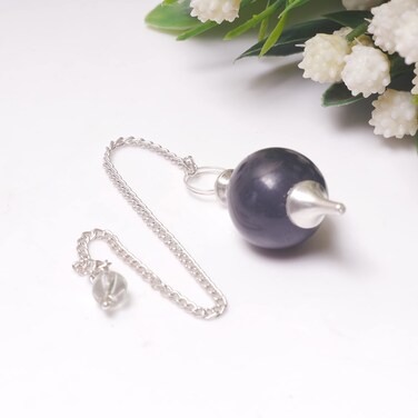 Black Tourmaline Crystals - Healing Stone - Pendulum - Divination Tool - Spiritual Pendulum - Scrying Tools - Spiritual Gifts - Pendulum Crystal Reiki