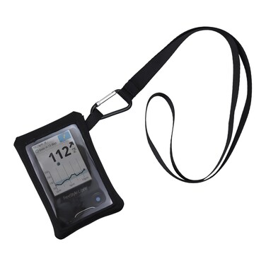 Blood Glucose Meter Case with Lanyard Hook Clear Window for Freestyle Libre 3 2 / Libre Reader Holder Freestyle Libre Case Diabetic Supplies Pouch