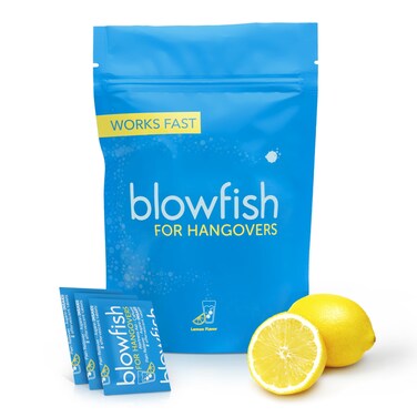 Blowfish for Hangovers - Fast Hangover Relief   FDA-Recognized Formulation - Guaranteed to Relieve Hangover Symptoms in 15 Minutes   Perfect for Weddings and Vacation Essentials   20 Tablets