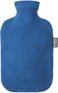 Blue Fleece Cover Hot Water Bottle by Fashy