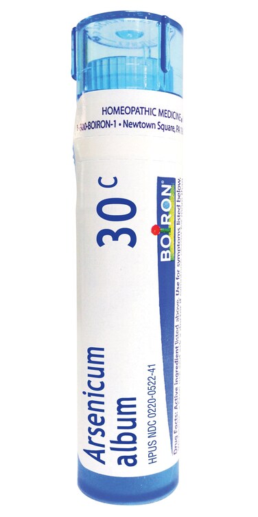 Boiron Homeopathic Medicine Arsenicum Album, 30C Pellets, 80-Count Tubes (Pack of 5)