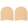 Boot Heel Replacement, Rubber Heel Replacement for Boots, Rubber Anti Slip Sole Pad Replacement Thicken Sole Pad Shoe Repair Accessories (Yellow)