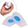 BraceAbility Heel Spur Cups   Medical-Grade Silicone Plantar Fasciitis Insole Cushion Pads, Gel Foot Orthotic &amp; Shoe Insert Protectors (Pair - Large)