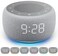 Buffbee Sound Machine &amp; Alarm Clock 2-in-1, 18 Soothing Sound, 7 Night Light, Sleep Timer, Precise 30-Level Volume Control White Noise Machine