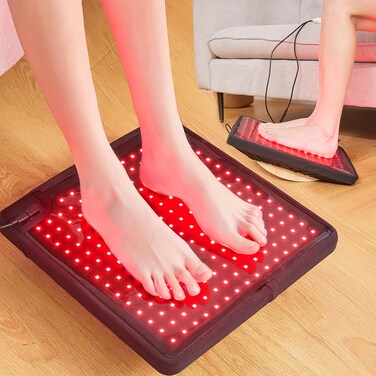 CAMECO 1 Pack Red Light Therapy for Feet Support, Near Infrared Light Therapy for Feet Neuropathy, Leg, Back, Hip Pain Relief &amp; Muscle Relaxation, Infrared &amp; Red Light Therapy Device for Office &amp; Home