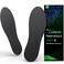 Carbon Fiber Insole (1 Pair), for Turf Toe, Foot Fractures, Hallux Rigidus and Limitus, Rigid Insert for Sports, Hiking, Trekking, Basketball, Running, Alternative to Post Op Shoe 245mm