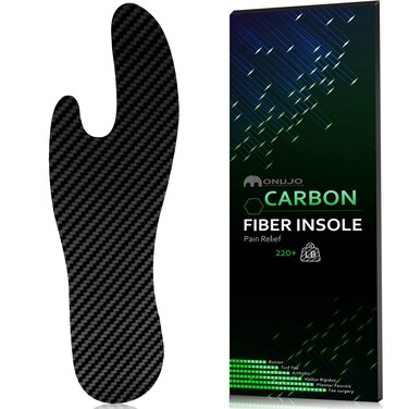 Carbon Fiber Insole (1 PC),Morton's Extension Orthotic,Turf Toe Relief Insole, Foot Fractures, Hallux Rigidus and Limitus, Shoe Inserts for Women Men - Alternative to Post Op Shoe 285mm