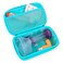 CASEMATIX Asthma Inhaler Case For Travel Fits Asthma Inhaler Spacer With Mask Attached, Inhaler Holder and Additional Accessories Used With Spacer For Inhaler, Includes Turquoise Asthma Case Only