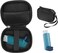 CaseSack Asthma Inhaler Holder case, Compact and Sturdy case for Handy Inhaler for Adults and Kids, with Rooms for Pills and Other Essentials (Black)