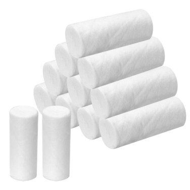 Cast Padding Soft Undercast Padding Roll Wrap 12PCS Individual Pack Cotton Padding Bandage Cast Supplies for Halloween Wrap Mask Making Bandage Art Project and Craft