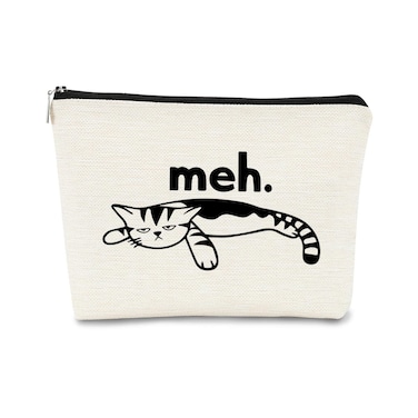 Cat Gifts for Cat Lovers Cats Small Makeup Bag,Sanitary Napkin Storage Bag, Menstrual Cup Pouch Nursing Pad Holder Feminine Product Pouches Portable Period Kit Bag for Girls Women Ladies