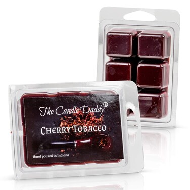 Cherry Tobacco Pipe Scented Melt - 1 Pack - 2 Ounces- 6 Cubes - Poured in the USA