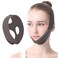 Chin Strap for CPAP Users, adjustable breathable anti-snoring device, anti-snoring chin strap, effective in reducing snoring, comfortable sleep, anti-snoring strap for both men and women (black)