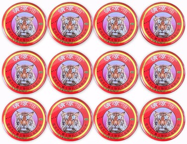 Chinese Herbal Menthol Balm, Cooling Essential Oil for Daily Use, 12 pcs/lot