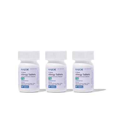 Chlorpheniramine 4 Mg Tabs 100 Ct Bottle (Pack of 3)