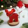 Christmas ELK Shaped Scented Candle,65G Handmade Aroma Soy Wax Decorative Aesthetic Candle for Table Photo Prop,Christmas Eve Party Decoration and Gift (Red-ELK Eye)