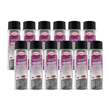 Claire CL006-12pk Bed Bug Killer; 16 Oz. Net Wt.,12 Count