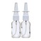 Clear Glass 1 oz with Nasal Sprayer - EMPTY, Refillable, Travel Size, Quality Glass! (2 Pack)