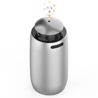 Cold air Nebulizer Diffuser,Scent air Machine,Aromatherapy,Silent Smart waterless Diffuser Battery Operated, Night Light, 4 Mist Levels,Timer and Auto Shut-Off Function for car Home