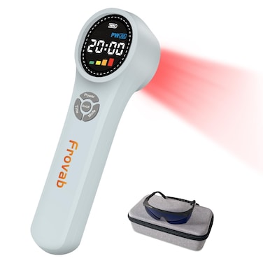 Cold Light Therapy Machine, 4x980nm+4x810nm+16x660nm, Red Light Therapy Device at Home, Infra Red Light Therapy for Pain, Hand Held Red Light Therapy Device for Elbows, Knees, Shoulders, Hands