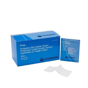 Coloplast Prep Skin Barrier Wipe NonSterile NonWoven Gauze 2041 1 Count(s) 54 Wipes/Count