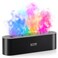 Color Flame Ultrasonic Humidifier - 7 Color LED Essential Oil Diffuser, Silent Fireplace Design with Timer &amp; Waterless Auto Shut-Off, 150ml Capacity for Home, Hotel &amp; Office Use (Black)