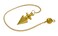 Cone With Round Ring Pendulum, Brass Metal Pendulum, Healing Dowsing Tool, Reiki Pendulum, Meditation Pendulum, Divination Pendulum.