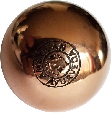 Copper Ball. Copper Metal Ball, Bring Integrity and Clear Thinking with Natural Energy and Meditation Crytal Sphare, Get Mental Agility Grounding Movement Therapy - 1.1 inches