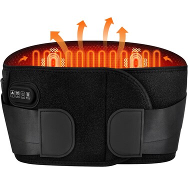 Cordless Heating Pad for Back Pain Relief, 10000mAh Rechargeable Battery Lower Back Massager with Heat, Portable Heating Pad Belt for Period Cramps, Lumbar, Gifts for Women Men