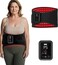 Cordless Rechargeable Red Light Therapy Belt, Wearable Infrared Light Therapy Belt with Quiet Massage &amp; Vibration, Pulse Heating Red Light Therapy for Body, Muscle, Back, Joint Pain Relief