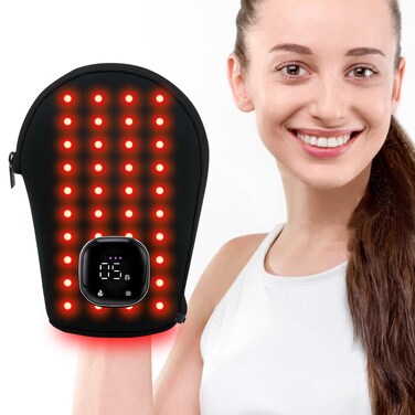 Cordless Red Light Therapy for Hand Pain Relief with 660nm Red &amp; 850nm Infrared Light,Rechargeable LED Near Infrared Light Therapy Glove for Hands Fingers Wrist Joint
