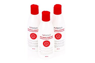 CPAP Cleaning Soap for Hose and Mask (3 Bottle 250mL/8.04 oz pack) (Grapefruit-Lemon Scent)