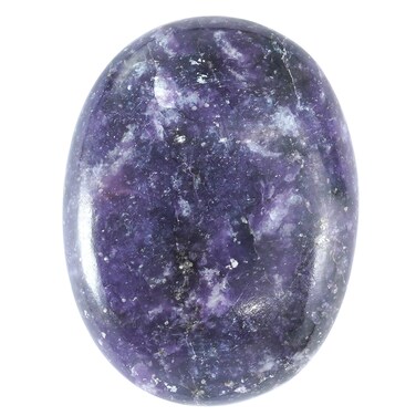Crocon 50mm lepidolite Large Oval Palm Stone 900+ Carats Pocket Massage Worry Stones for Natural Body Chakra Balancing Reiki Healing Stones and Crystal Grid Healing Massage Spa Energy Crystals