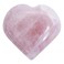 Crocon 50mm Rose quartz Heart stone Big Heart Shape gemstone Puff Stones Set 450 + Carats Pocket Crystal Healing Tumble Collection Palm Worry Stone Good Luck Meditation Gift Craft Home Decor