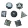 Crocon Labradorite 7Pcs Platonic Solids Crystal Geometry Set, Platonic Solids Sacred Geometric Stones for Meditation Reiki Balancing Healing Chakra Stone Cleansing Spiritual Good Luck (15-20mm)