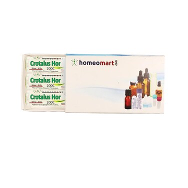 Crotalus Horridus Homeopathy Pellets (Pills) in 200C Potency, Pack of 3