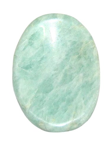 crystalmiracle Beautiful Black Agate Worry Stone Positive Energy Crystal Healing Thumb Stone for Reiki Protective Meditation Feng Shui Gifts for Men Women