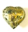 crystalmiracle Golden Pyrite 48 MM Heart Shape Rock Crystal Healing Fool"S Gold Gemstone Reiki FENG Shui Gift Psychic Energy