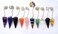 CRYSTALMIRACLE Natural Gemstone Cone Pendulums, 7pc Pointed Crystal for Dowser Healing, Divination,Reiki Feng Shui,Gift for Men Women