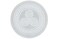 crystalmiracle Natural Selenite 3 Inches Round Charging Plate Crystal Healing Reiki Feng Shui Gemstone Gift Positive Energy Handcrafted
