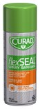 CURAD Flex Seal Spray Bandage, Water Resistant, Transparent, Ideal for Cuts and Scrapes, Quick Wound Care Solution, 40 mL, Pack of 24
