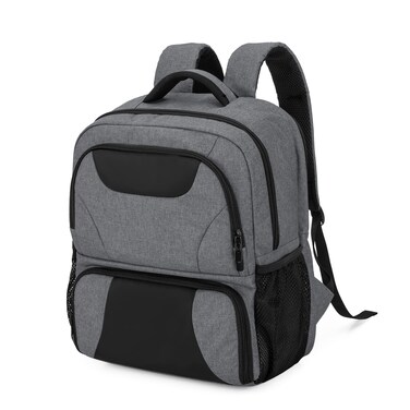 CURMIO CPAP Backpack, CPAP Travel Bag Compatible for ResMed AirSense 9, AirSense 10, AirSense 11, Philips System One, Gray (Bag Only, Patented Design)