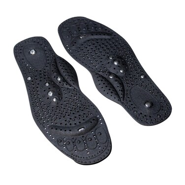 Daiwa Felicity Magnetic Insoles for Men &amp; Women - Orthopedic Acupressure Insoles for Foot Health - Reflexology Massaging Shoe Inserts - Men's 6.5-8 - Relief for Peripheral Neuropathy &amp; Arch Support