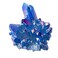 DECHOUS Crystal Geode Cluster Blue Natural Quartz Crystal Cluster Crystals Stones Rocks Raw Crystal Cluster Geode Small Healing Crystals Home Decoration