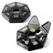 Deke Home - Small Weekly Pill Organizer, Round Pill Dispenser for Travel, Mini Pill Organizer, Compact Medicine Holder, Pill Sorters 7 Days, Portable Vitamin Container (2 Units)