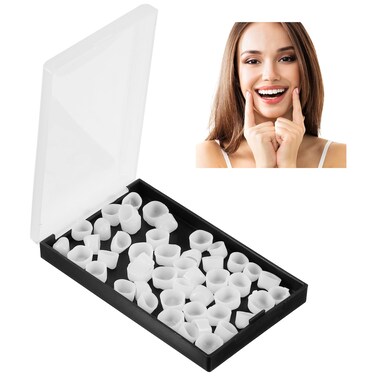 Dental Temporary Crowns Teeth Kit: Posterior Teeth Dental Temporary Crown Veneers Materials for Missing or Broken Tooth