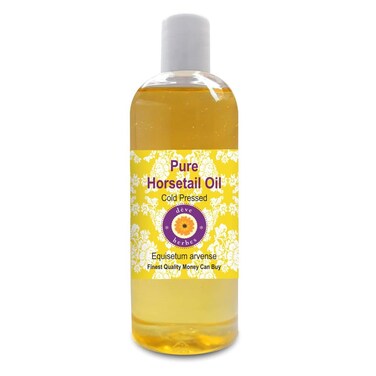 Deve Herbes Pure Horsetail Oil (Equisetum arvense) Cold Pressed 200ml (6.76 oz)