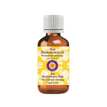 Deve Herbes Pure Rhododendron Oil (Rhododendron anthopogo) Cold Pressed 10ml (0.33 oz)