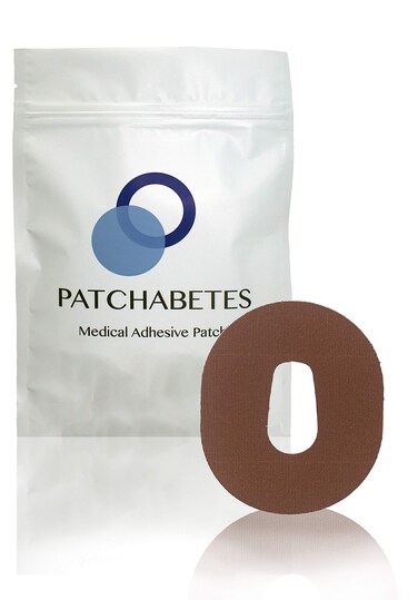 Dexcom G6 Adhesive Patches Waterproof, Hypoallergenic, Diabetic Supplies, 20-Pack - Brown