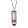 DIB Stainless Steel Medical Alert ID Pill Bottle Container Pendant Necklace for Men Women, Free Chain 20